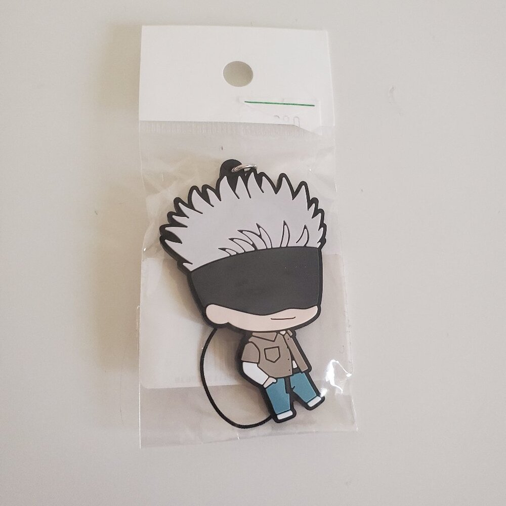 Jujutsu Kaisen Gojo Satoru Bandai Rubber Strap Keychain